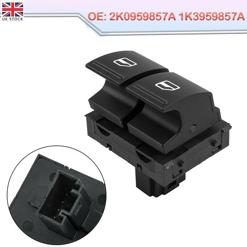 

4Pin Car Electric Window Switch For VW Golf MK5 Caddy 2K Passat B6 Seat Ibiza Leon Window Glass Lifter Switch Auto Replacement