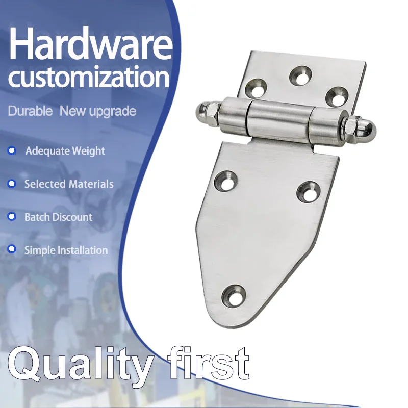 

Mechanical Equipment Hinge 304 Stainless Steel Industrial Large Thickened Heavy-Duty High Bearing Capacity Door Hinge