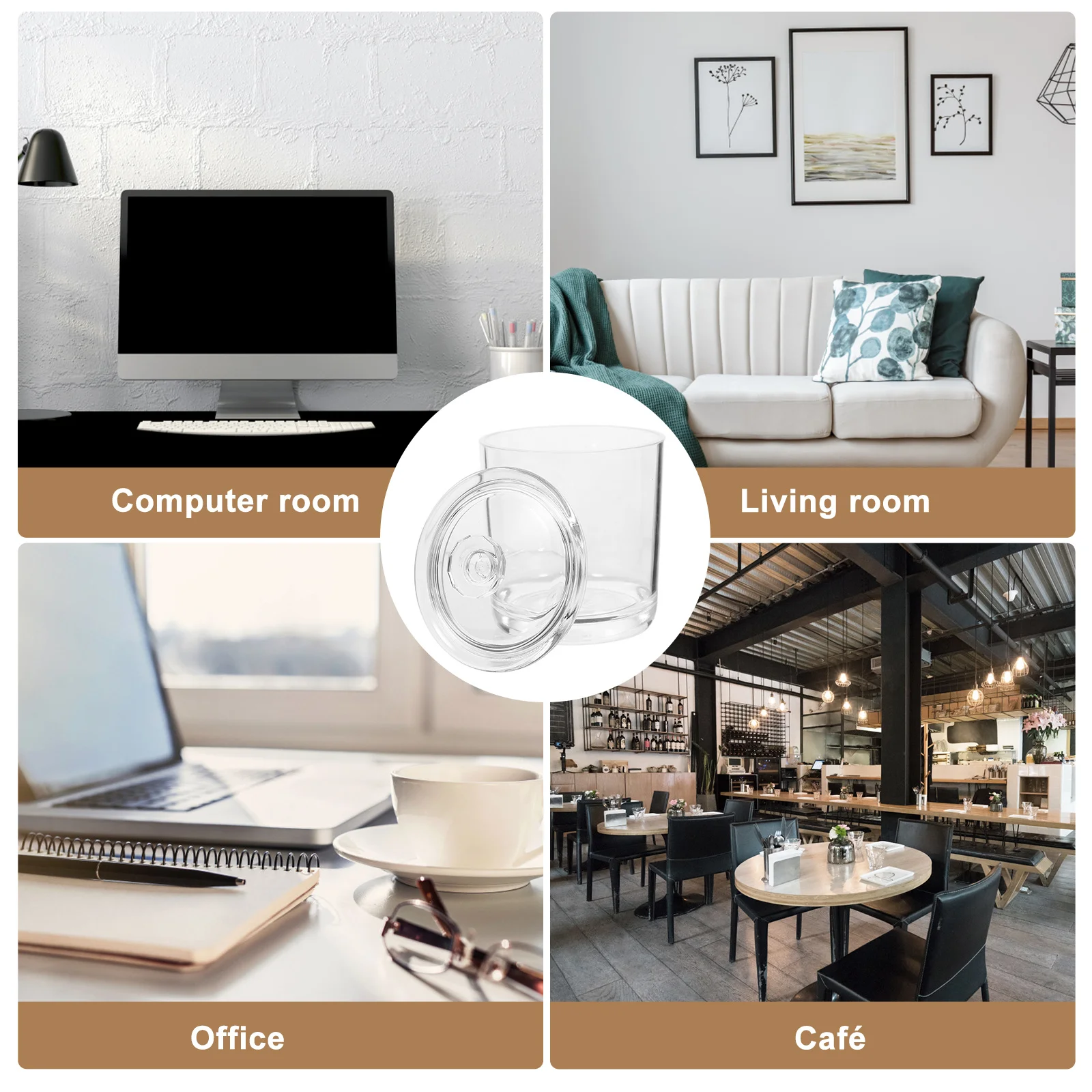 

Acrylic Storage Jar Airtight Transparent Container For Tea Coffee Sugar Cereals Dry Food Kitchen Organizer Multi-Purpose