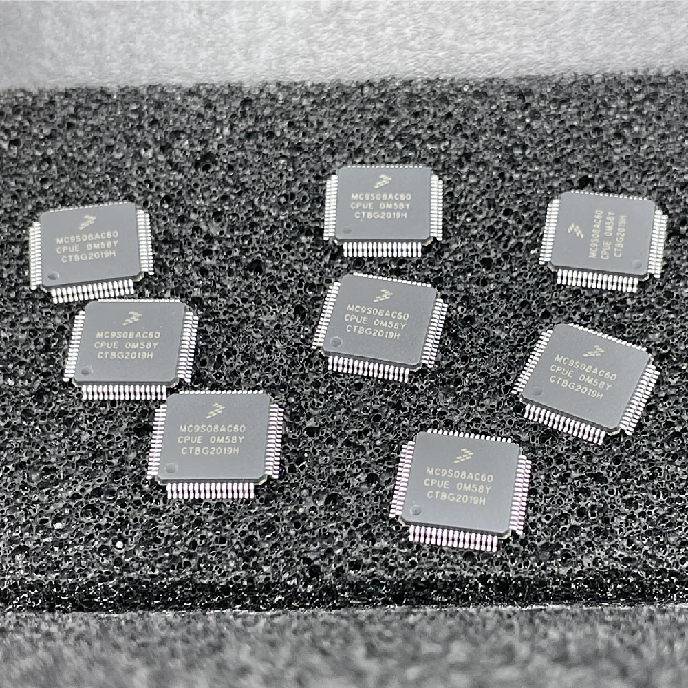 (1 unidad) MC9S08AC60CPUE MC9S08AC60 QFP-64 Unidad central de procesador HCS08 de 8 bits (CPU)