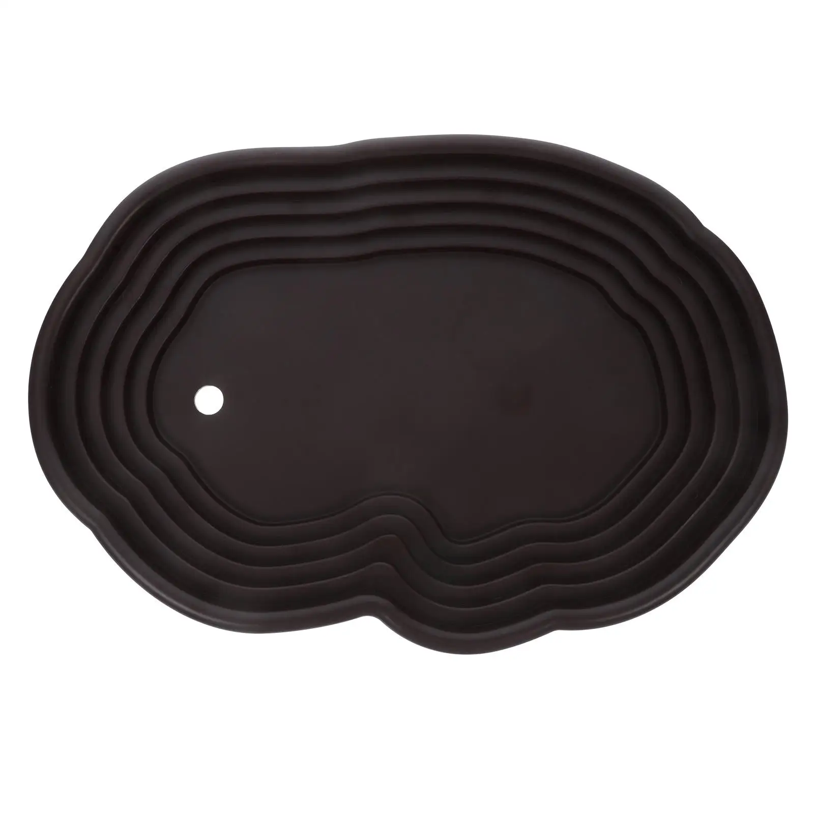 

Turtle Bathing Pool Large Size Reptile Bath Terrarium Bowl ABS Durable Smooth Gecko Snake Water Crab Pond Basking