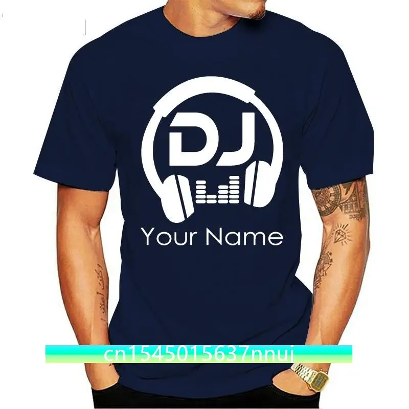 Personalised Dj Headphones T-Shirt Dj T Shirt Kids Childrens Boys Girls Gym Tee Shirt