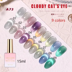 Vendeeni-esmalte de uñas en Gel, 9 colores, Jade 9D, imán de ojo de gato, barniz híbrido, laca magnética, imprimación, barniz en Gel para decoración de uñas