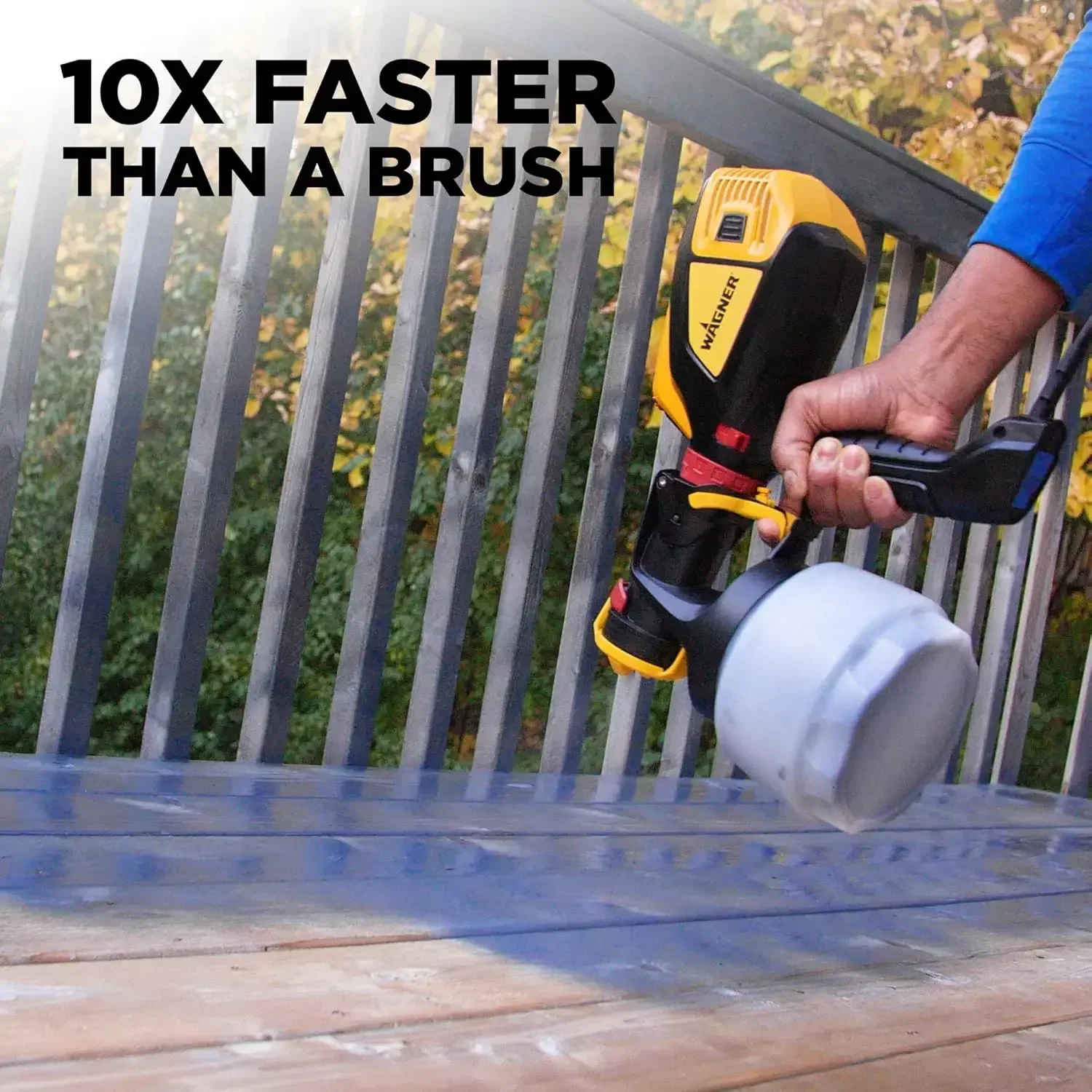 Spraytech 02419307 FLEXiO 595 Handheld HVLP Paint Sprayer, Sprays Most Unthinned Latex, Includes Two Nozzles - iSpray & Detail F