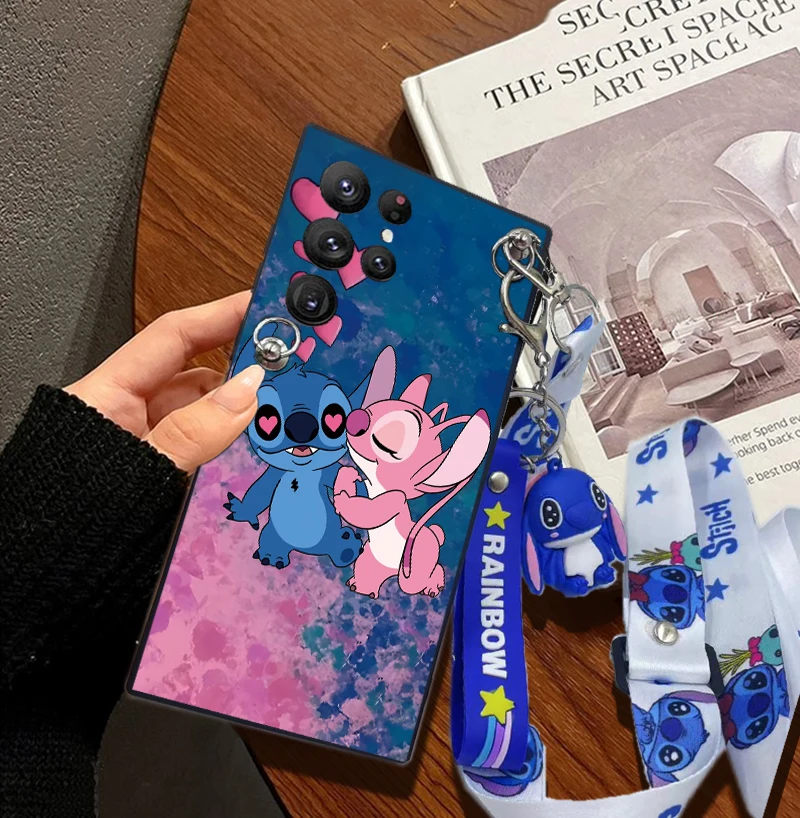 Stitch keychain Soft Case For Honor X8A X7A X7 X8 X9 X6 X6S X9A 9X 50 70 80 20 X9B 10i 90 Magic 4 5 Lite TPu Silicone Soft Cover