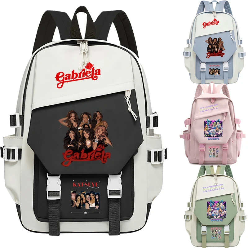 新しいキャッツアイプリントバックパック女子校生ファッションカジュアルバッグパック小学生ランドセル高品質スクールバッグキッズギフト