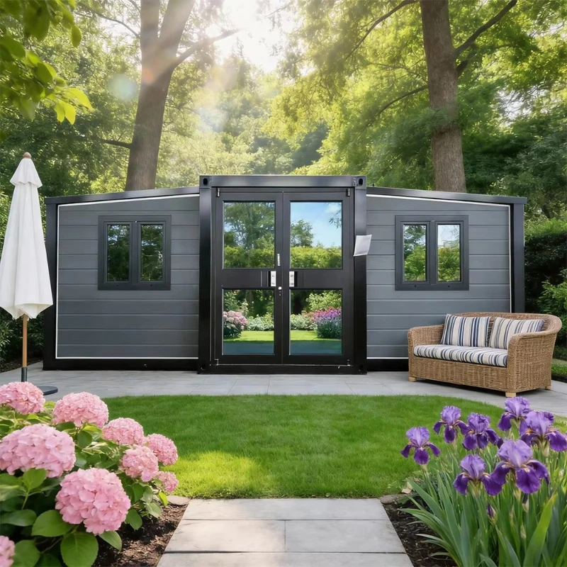 20ft Foldable Prefab House Environmentally Friendly Material Energy Saving Mobile Home