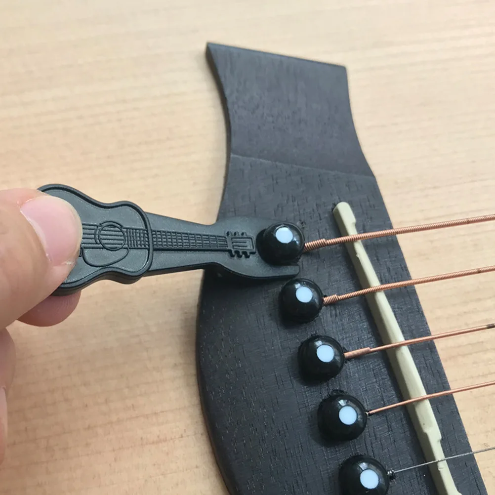 

7Pcs Guitar Bridge Pins Premium Wood String Pegs Set Acoustic Guitar Accessories Puller Extraction Tool