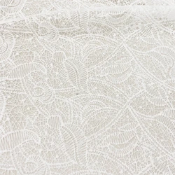 Embroidered Mesh Fabric White Thin Skirt Dress Accessories Cloth Diy Apparel Sewing By Meters Polyester Material