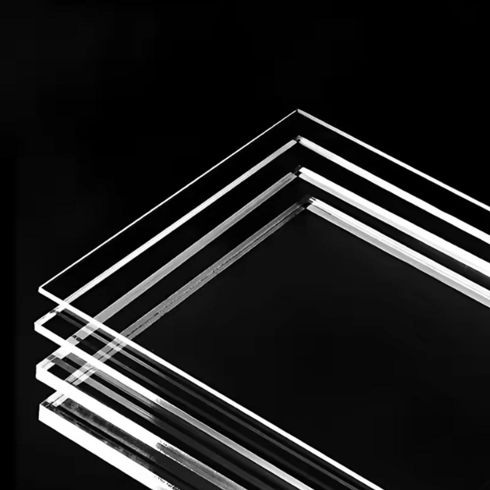 1-20Pcs Thick 3mm High Transparent Plastic Board 50x50mm-300x500mm Advertising Decoration DIY Handmade Display Cabinet Partition
