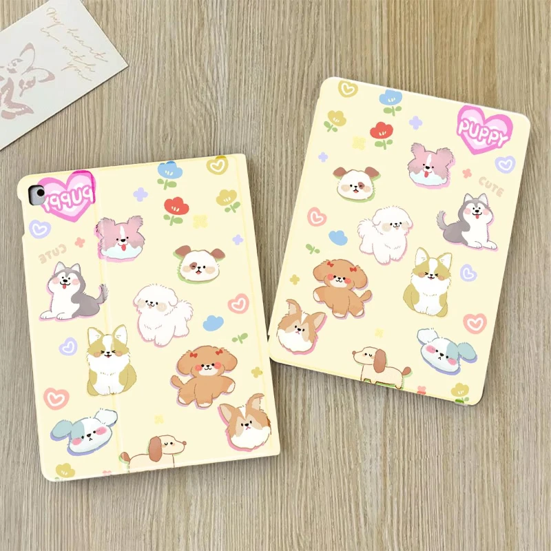 Book Style Protective Cover for Ipad Air Case 7 8 9th 10.2 Funda Cover with Pen Slot Ipad 5th 6th 9.7 Ipad 2017 10.5 Inch Shell