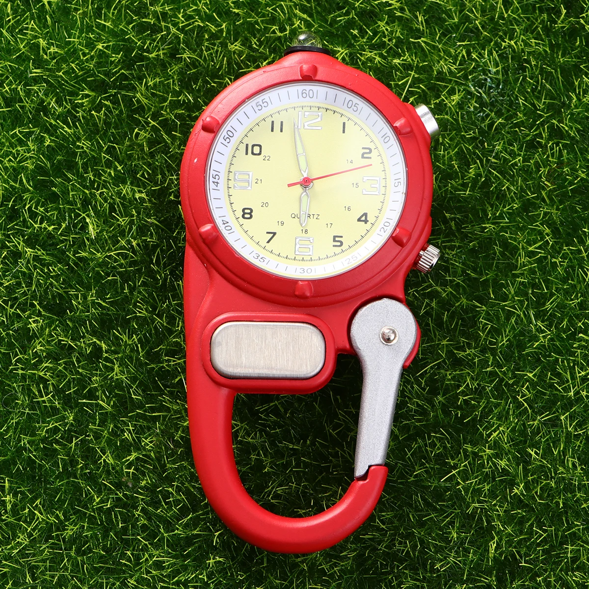 

Carabiner Watch Rugged Clip on Light Expedition Outdoor for Mountaineering Mini