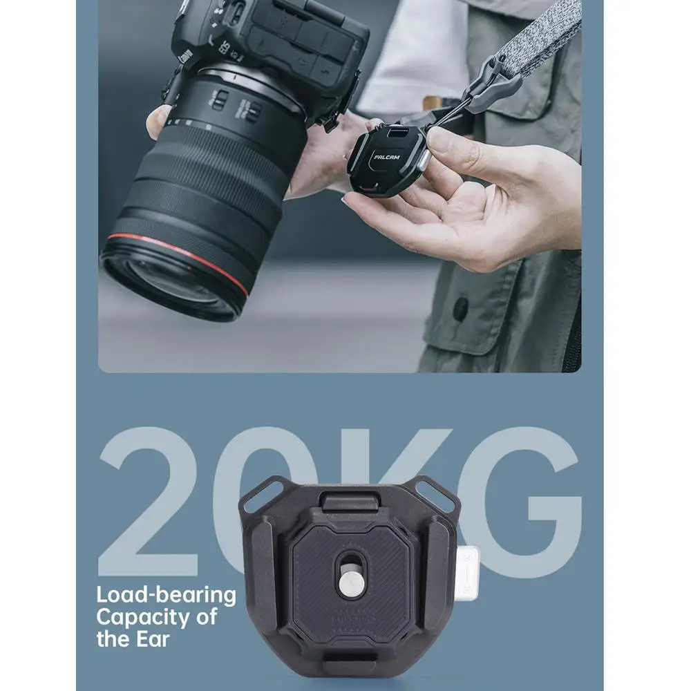 FALCAM F38 V2 3142 قاعدة حزام الكتف قاعدة الإفراج السريع، طقم حزام الكتف F38