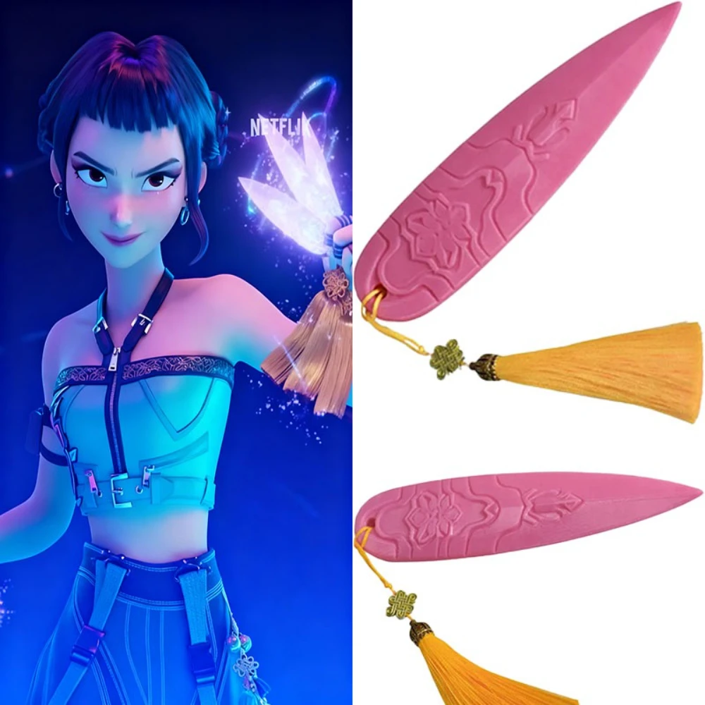 

Zoey Kpop Demon Hunter косплей дартс котел плита 3D оружие реквизит для косплея девушка группа идол Хэллоуин костюм аксессуары подарок