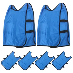 6Pcs Training Vest Football Scrimmage Waistcoat Sports Team Gear Practice Apparel Soccer Uniform Lightweight Durable Easy