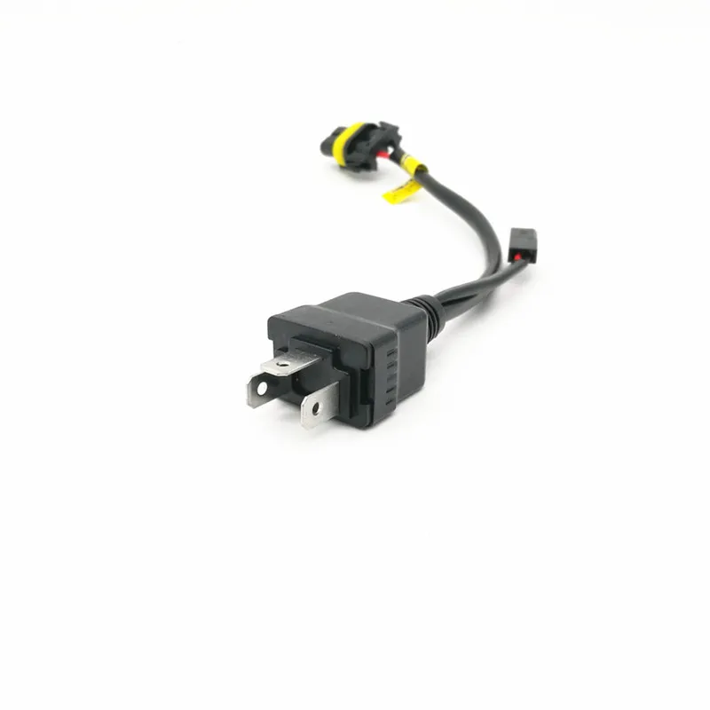 H4バイキセノンHIDキセノン電球、H/Lワイヤリングハーネスコントローラー、フレキシブルスモールリレーケーブルワイヤー、H4
