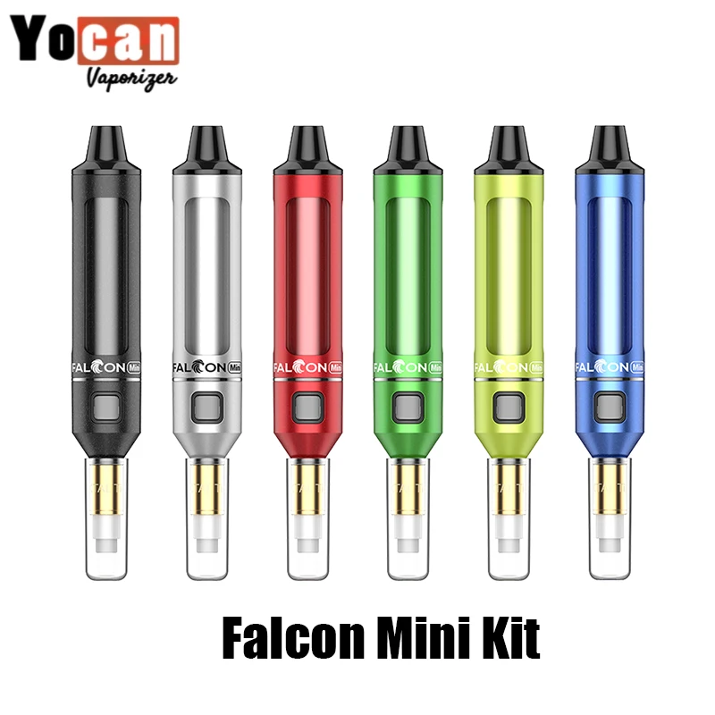 

Оригинальный набор Yocan Falcon Mini 510 XTA наконечник электронная сигарета испаритель 650 мАч внутренний аккумулятор 3,2/3,7/4,2 в быстрый нагрев