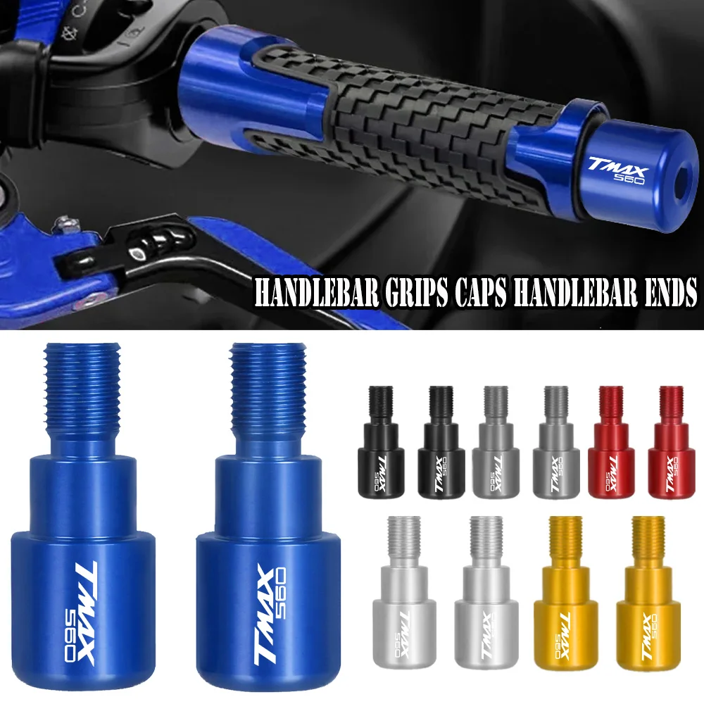 

For Yamaha TMAX 560 Tech max TMAX560 -2021 2022 2023 T-MAX 500 530 all year Handlebar Bar End Plug Caps Handle Grips Slider