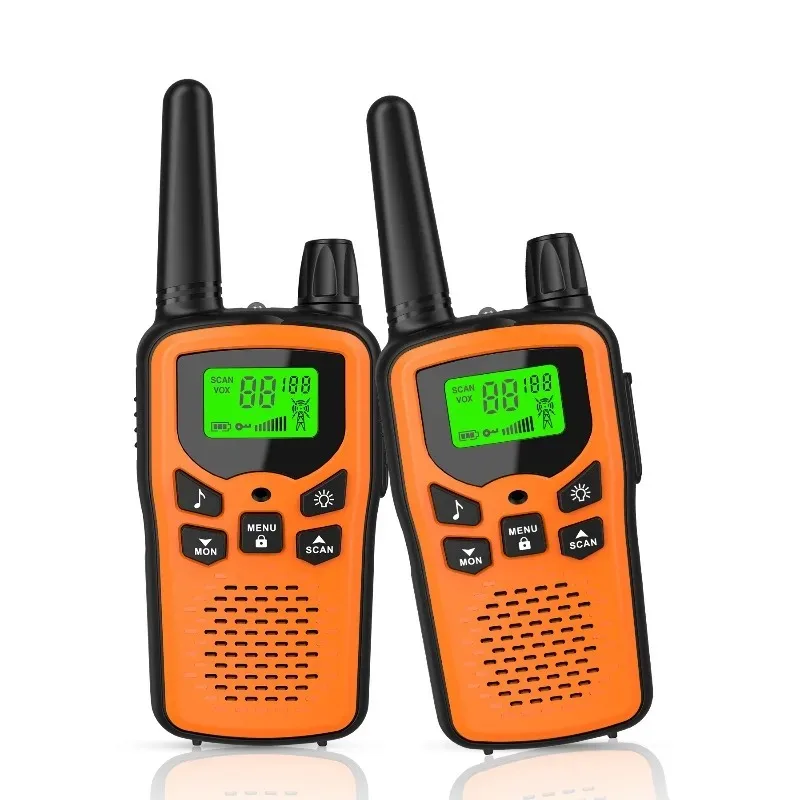 2pcs Adult Wireless Handheld Outdoor Long-distance Walkie Talkie Intercom Outdoor Unit 10 Kilometers New