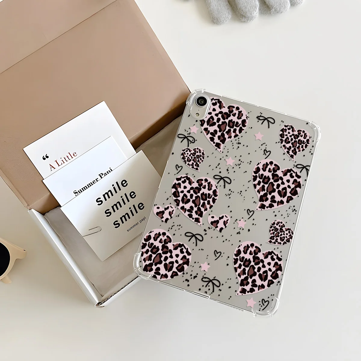Trendy Pink Leopard Heart Tablet Case for Redmi Pad Pro 12.1 for Xiaomi Poco 12.1inch 7 6 5 Pro for Redmi Pad 2 9.7inch 2026