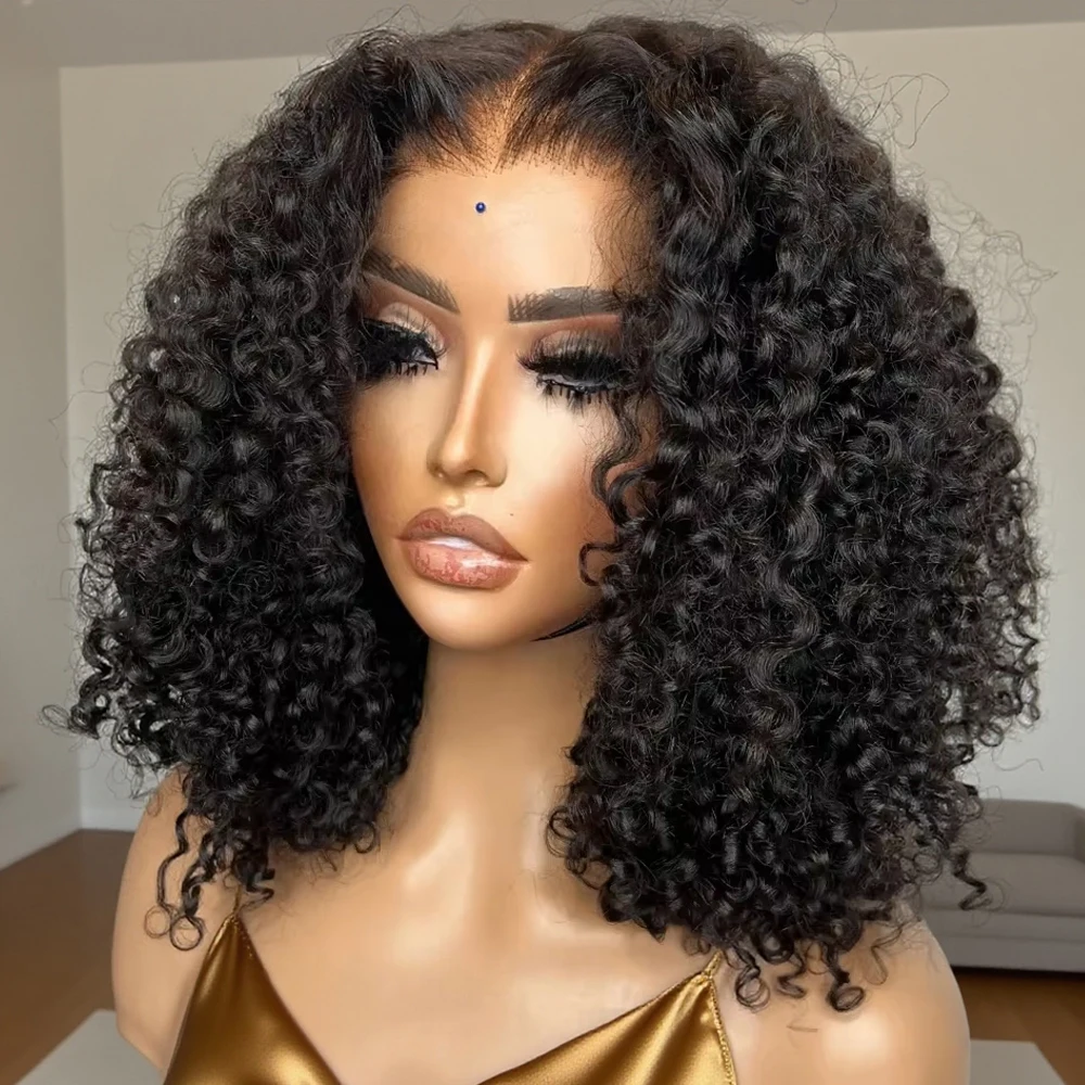 

13x6 13x4 HD Парики Фронта Шнурка Короткий Боб Глубокая Волна Парик Фронта Шнурка Бесклеевые Вьющиеся Парики Человеческих Волос Готов к Ношению Плотность 250