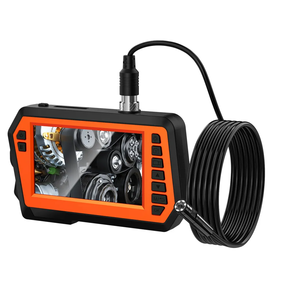 

8mm 1080P Dual Lens 4.3" LCD Screen HD Digital Endoscope Handheld Industrial Inspection Endoscope With 6 LEDs