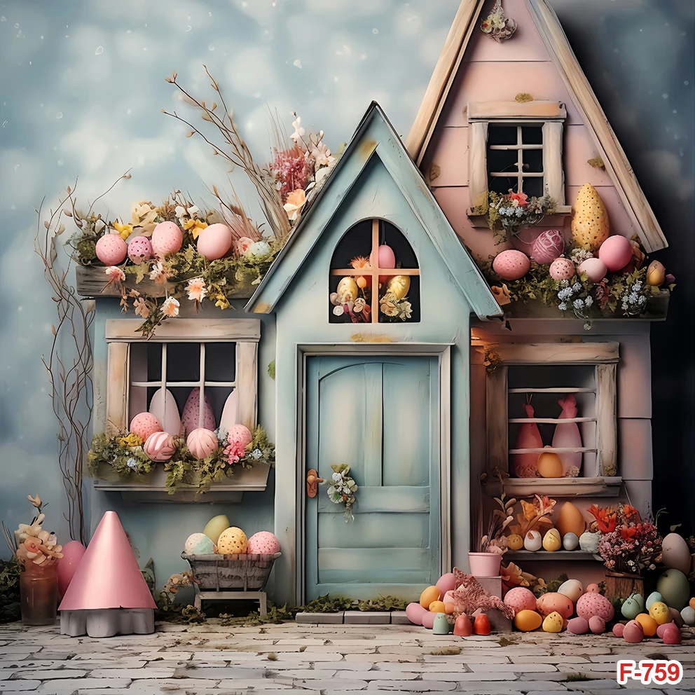 خلفية التصوير الفوتوغرافي الربيع الملونة البيض سياج حديقة الزهور الاطفال Portrai الديكور خلفية استوديو الصور