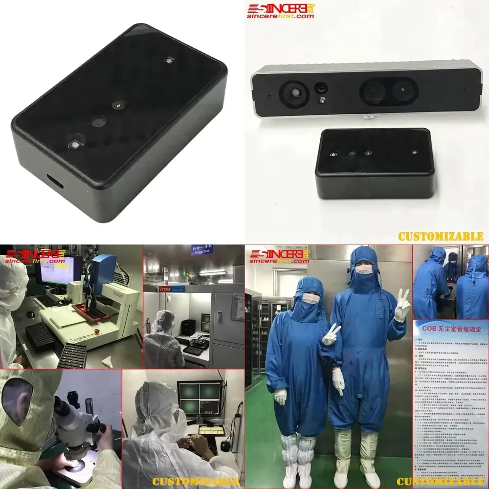 Stereo Mini Camera Module Vision Camera Embedded Structured Light Depth Sensing Dual 3d Digital Camera USB 2.0 10 Years