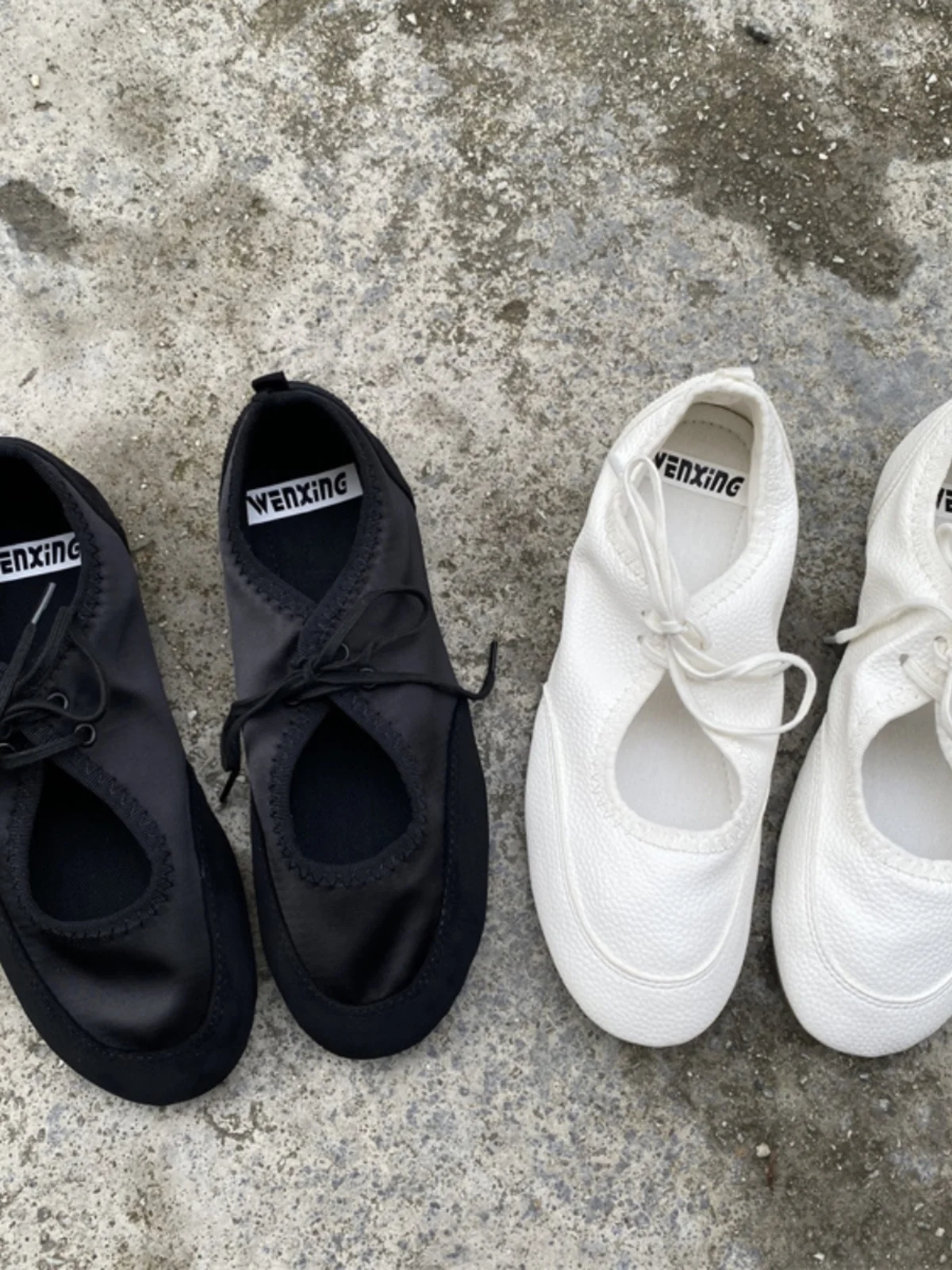 

Новые женские балетки 2024 года, осенняя коллекция, с перекрестной шнуровкой, круглым носком, мягкой подошвой, удобные, на плоском каблуке