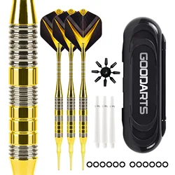 FX 3pcs /set Professional 22g Golden Purple Blue Color Steel Tip With Brass Darts Shafts Free Carry Box FSTAR