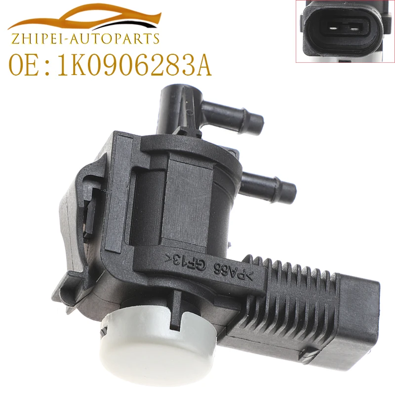 1K0906283A válvula solenoide de vacío EGR coche 1K0 906 283 A para VW para Jetta para Golf 1,6 TDI 1,9 TDI 2,0 TDI