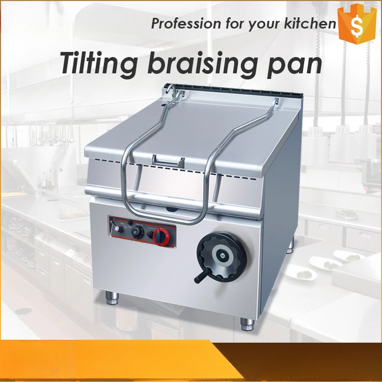 High Quality Industrial Stainless Steel Tilting Braising Pan and Kitchen Electric sartenes electricos/pans