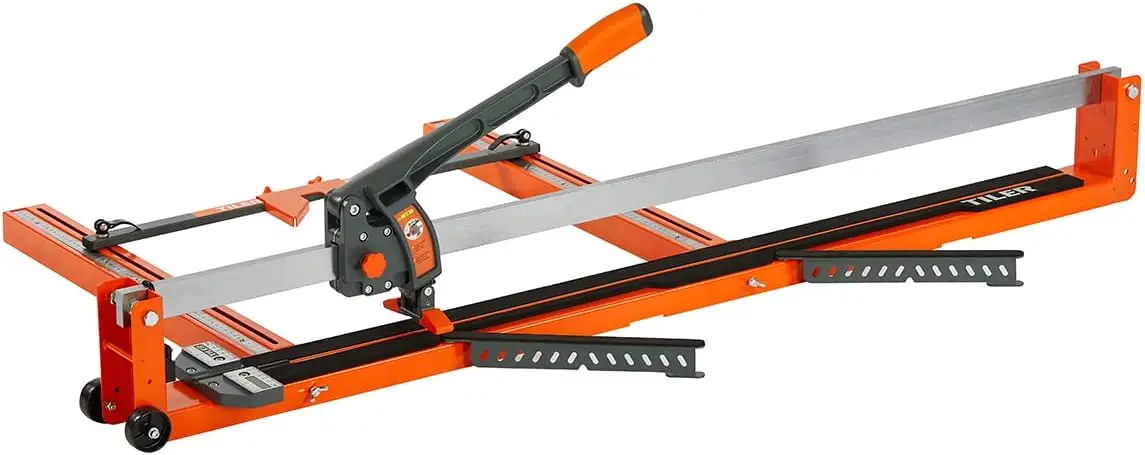 40 Inch Manual Tile Cutter, Professional Porcelain Ceramic Raptor Tile Cutter All-Iron Frame with Adjustable Laser Guide, Tungst