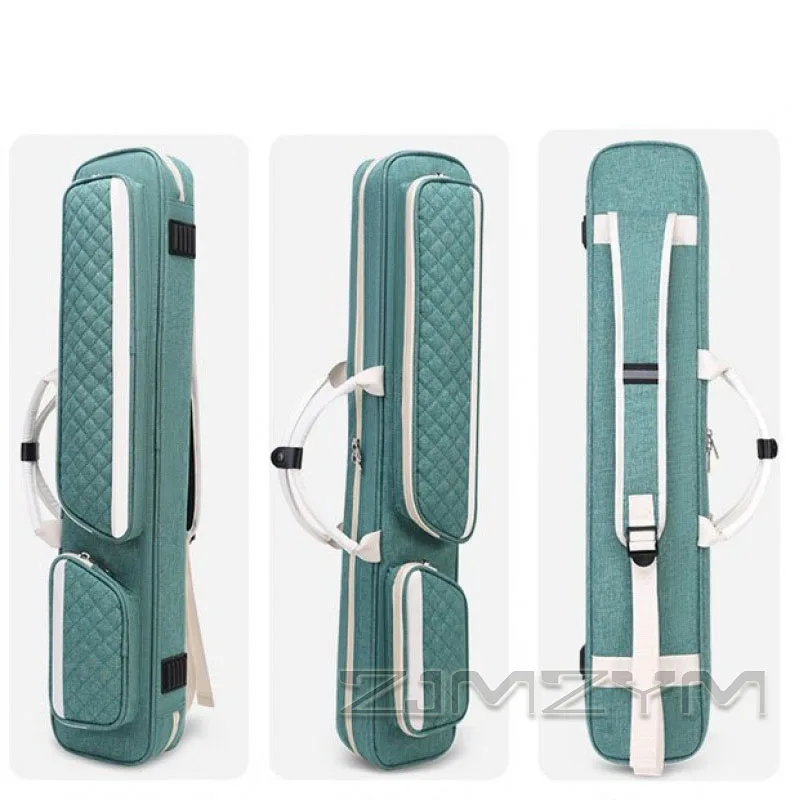 Pool Cue Case Billiard Cue Bag With Shoulder Strap And Carry Handle Portable Transport Storage For Billiard Players