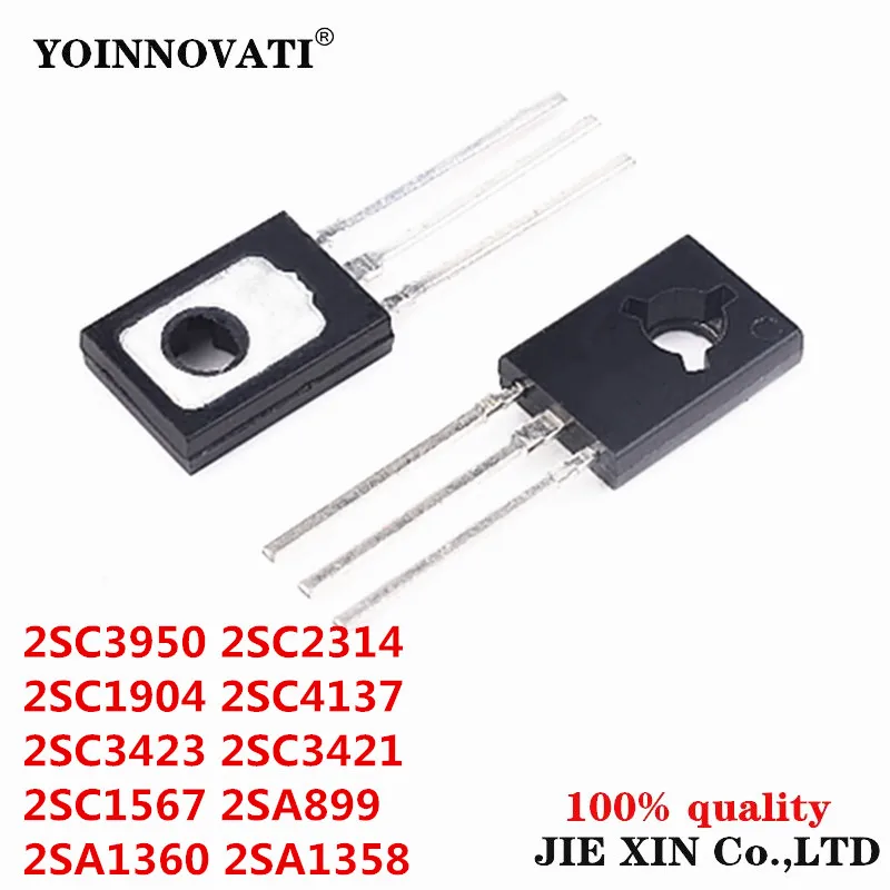 10pcs 2SC3950 TO-126 C3950 TO-126F 2SC2314 2SC1904 2SA899 2SC4137 2SC3423 2SC1567 2SA1358 2SC3421 2SA1360 C2314 C1567 IC