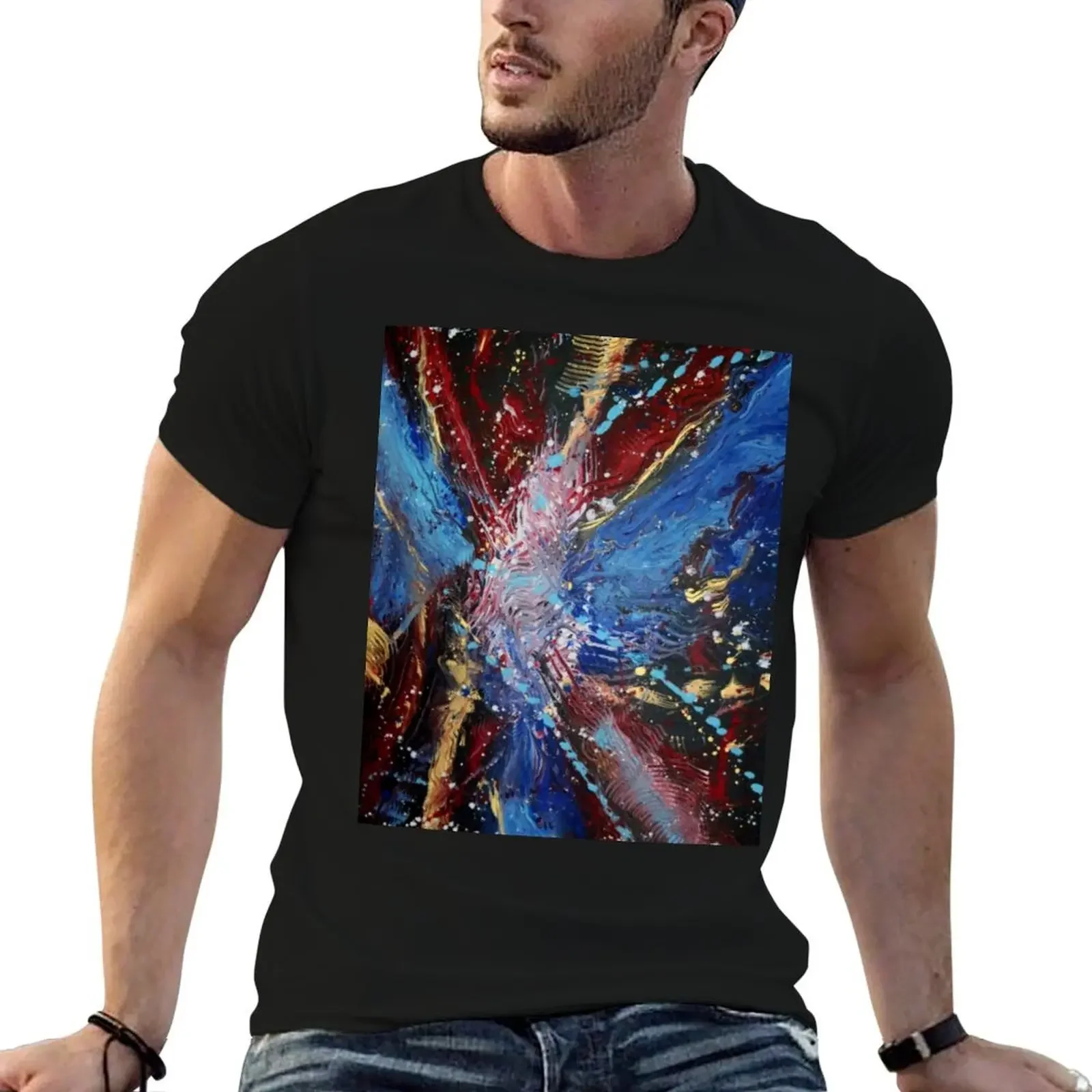 Cosmic Explosion 2 T-Shirt anime tshirt summer clothes customs men clothes