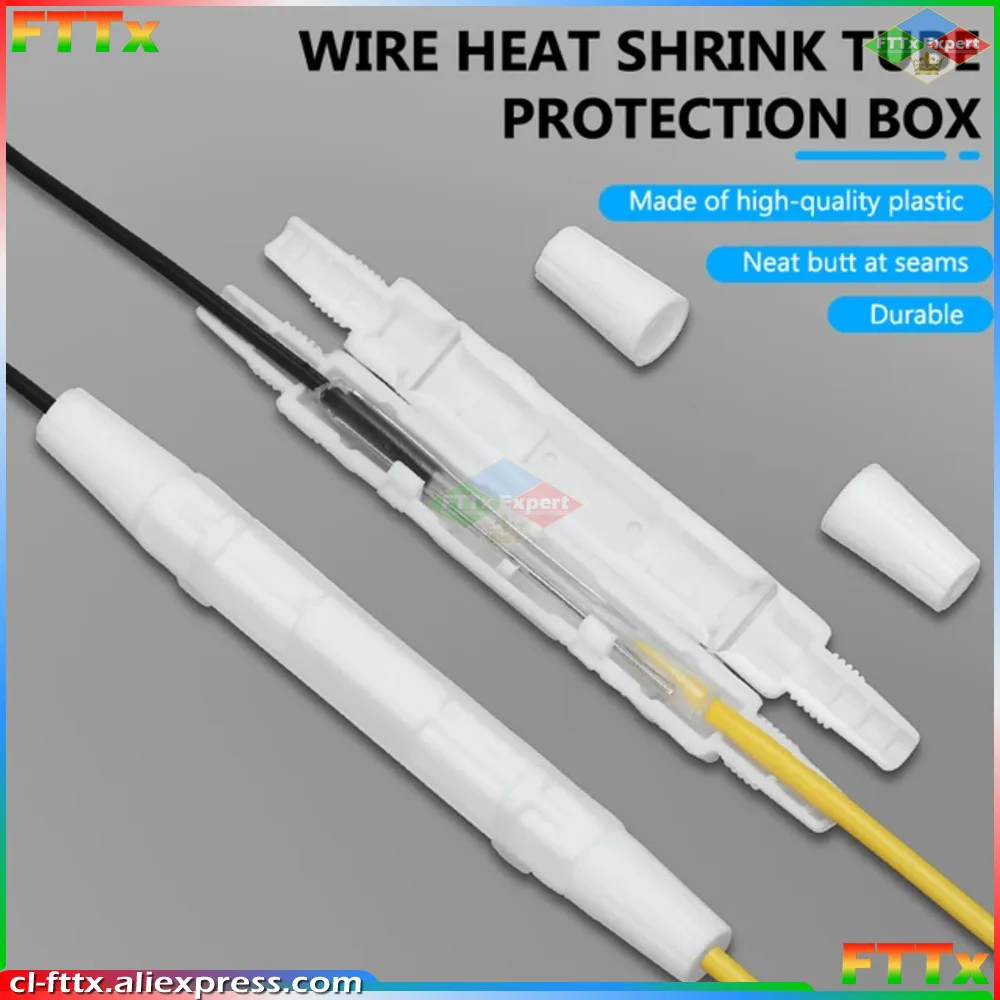 

Optical Fiber Protection Box Detachable Cable Protection Box Small Round Tube Heat Shrink Tubing to Protect Fiber Splice Tray