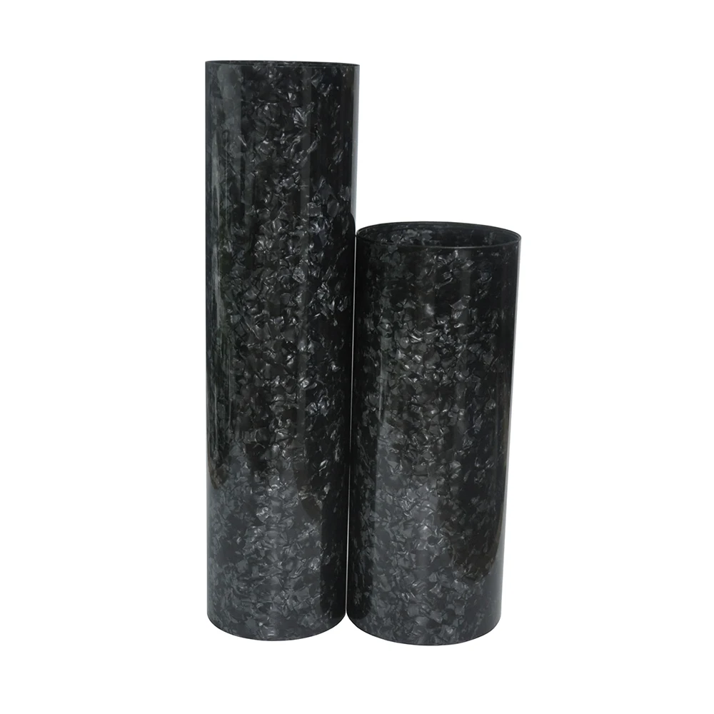 

2Pcs Gauge 0.46mm Celluloid Sheet Drum Wrap Musical Instrument Deco Pearl Black 10x60'' and 16x60''