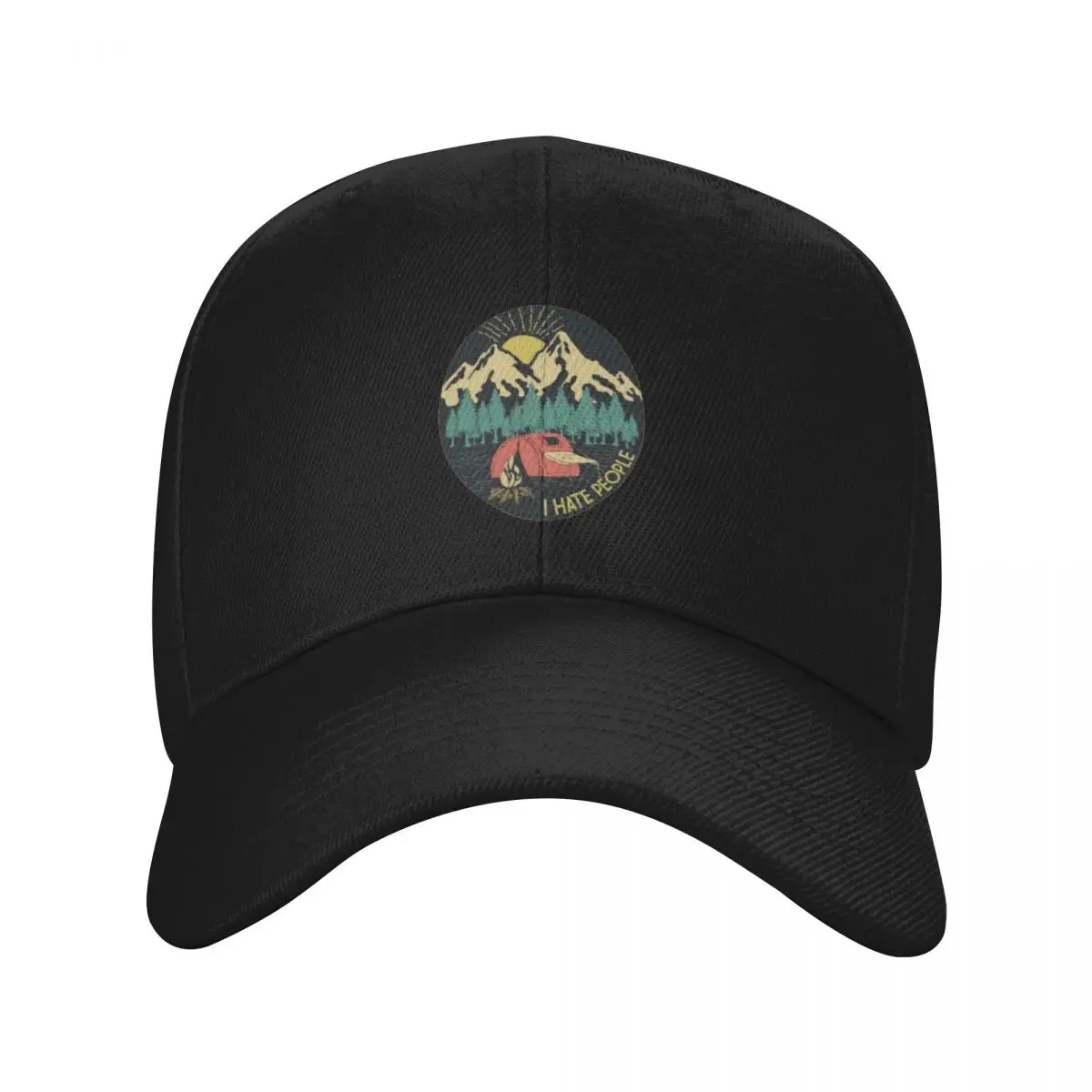 I Hate People Baseball Cap Snapback Caps Sun Hats Color Visor Hats