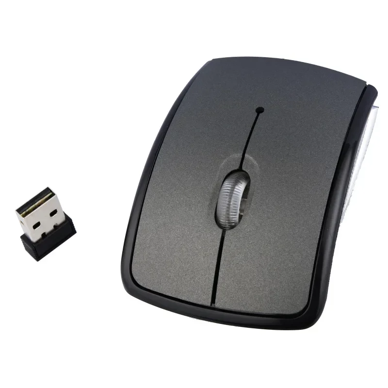 EOENKK 2.4G wireless folding Mouse 1600dpi photoelectric ABS frosted mouse supports office and gaming