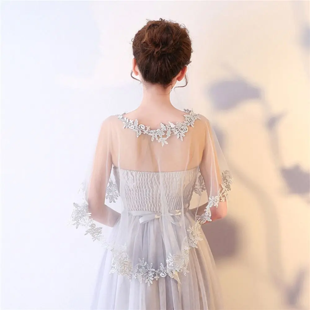 Summer Casual Party Evening Dress Shawl Elegant Lace Shawl Wedding Cape