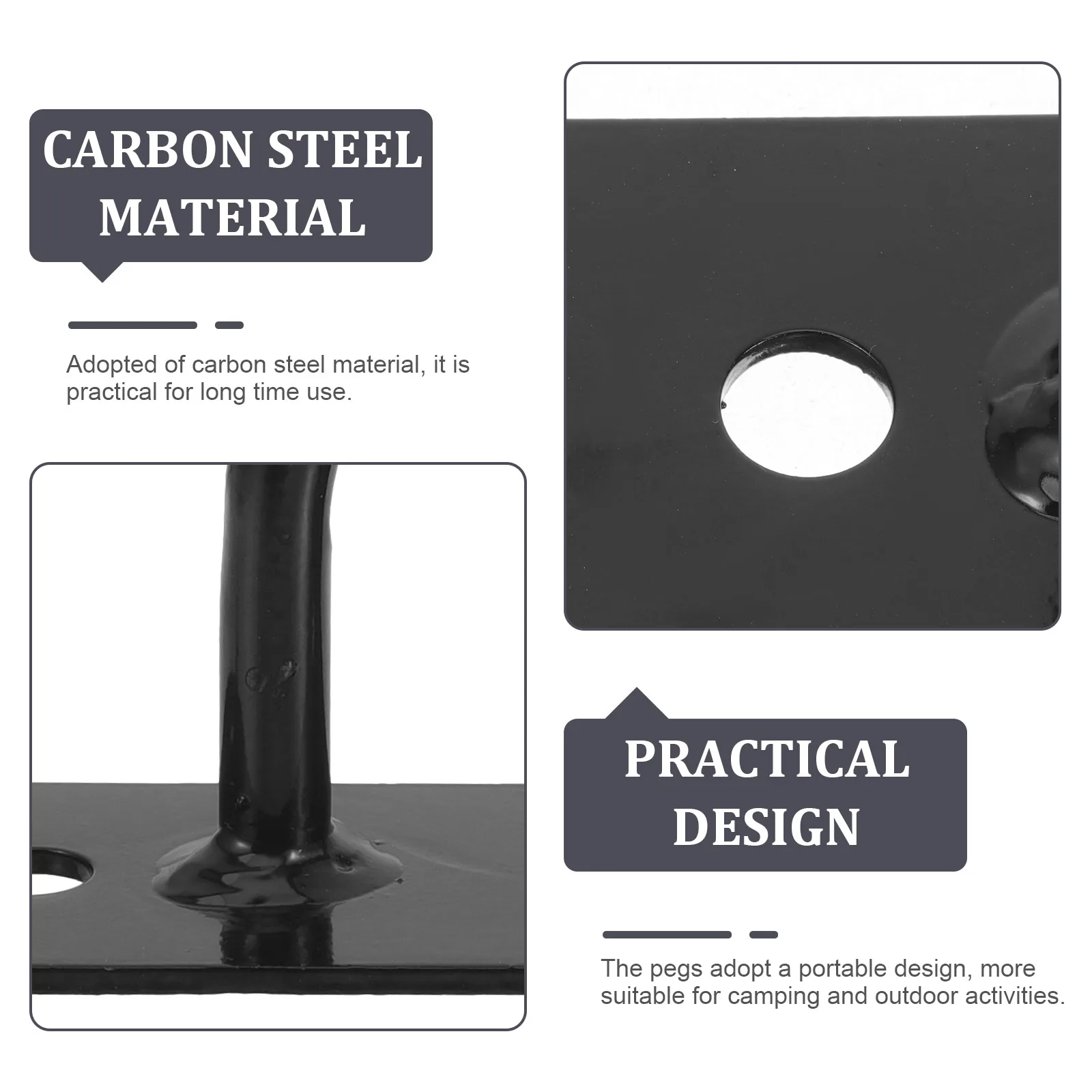 

Stable Dog Leash Ground Stake Metal Strong Windproof for Outdoor Activities Camping Leash Ground Stake