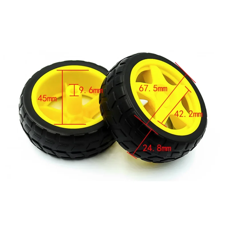 Picture 7: Double-Layer 4WD Smart Robot Car Chassis Kit with Motors Wheels Acrylic Plates DIY Unassembled Platform for Arduino Project