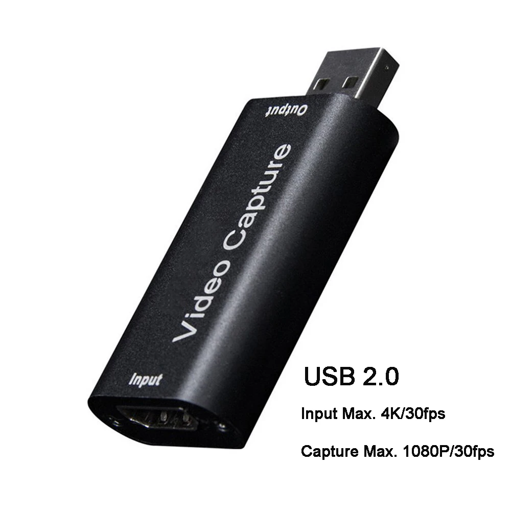 Imagem -06 - Cartão de Captura de Vídeo Compatível com Hdmi 4k Usb 2.0 Adaptador para Jogos Ps4 Filmadora Dvd hd pc Gravação da Câmera Live Streaming