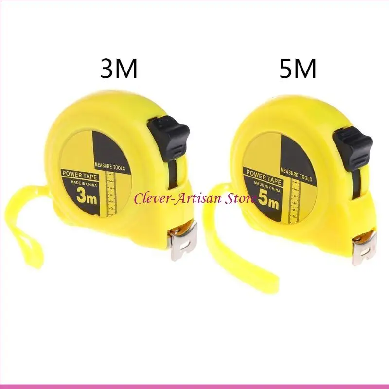 Cinta medición 3/5 m E06B con cuchilla acero inoxidable y plástico para medida cinta carcasa