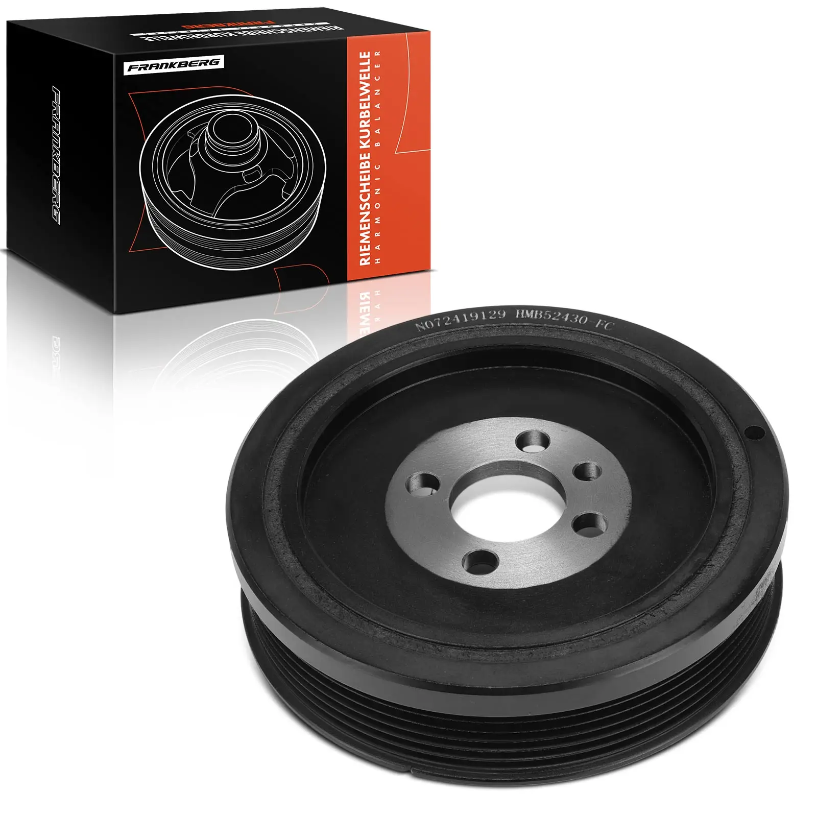 Frankberg 1x Krukaspoelie voor VW T5 Transporter V Bus Bora Audi A4 8E2 Seat Leon 4L105243A 04L105243A