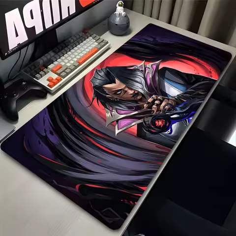 Gamer Mouse Pad Gaming Accessories Anime MousePads Fade Valorant HD Deskmat PC Office Cabinet Mousepad Laptop Extended Desk Mat