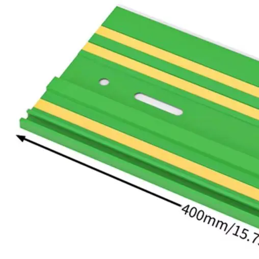 400mm Aluminum Track Saw Guide Rail Green Metal Cutting Groove For Circular Saw Router Woodworking Tool Accessories