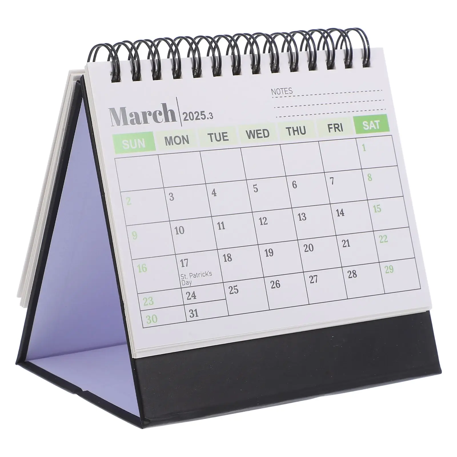 

Small Desk Adorable Mini Calendar Standing for Wireless Desktop Little