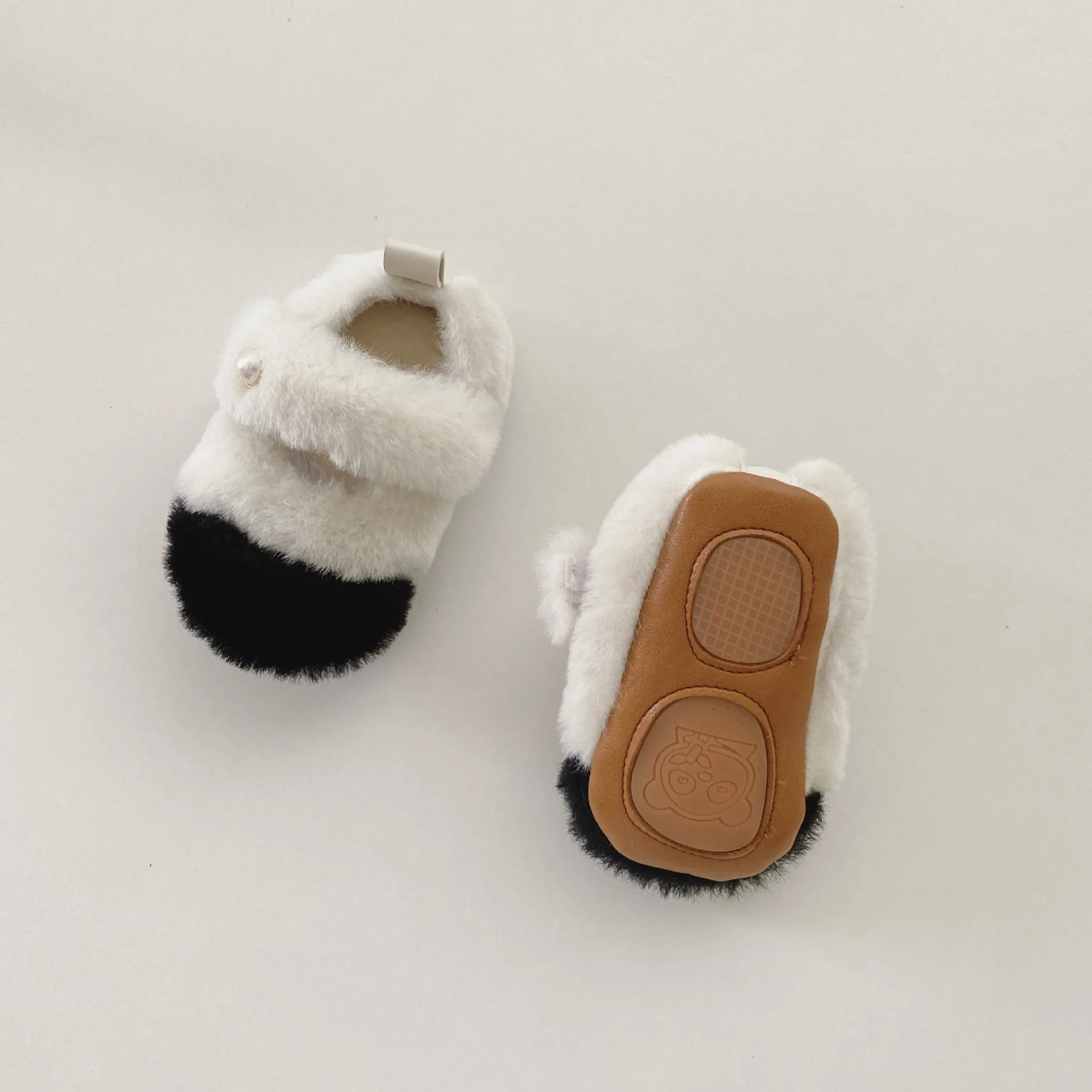 Mode Baby Schuhe Herbst Winter Plüsch Neugeborene Mädchen Wanderschuhe Weichen Boden Warme Rutschfeste Kinder Jungen Erste Wanderer Schuhe 0-1Y